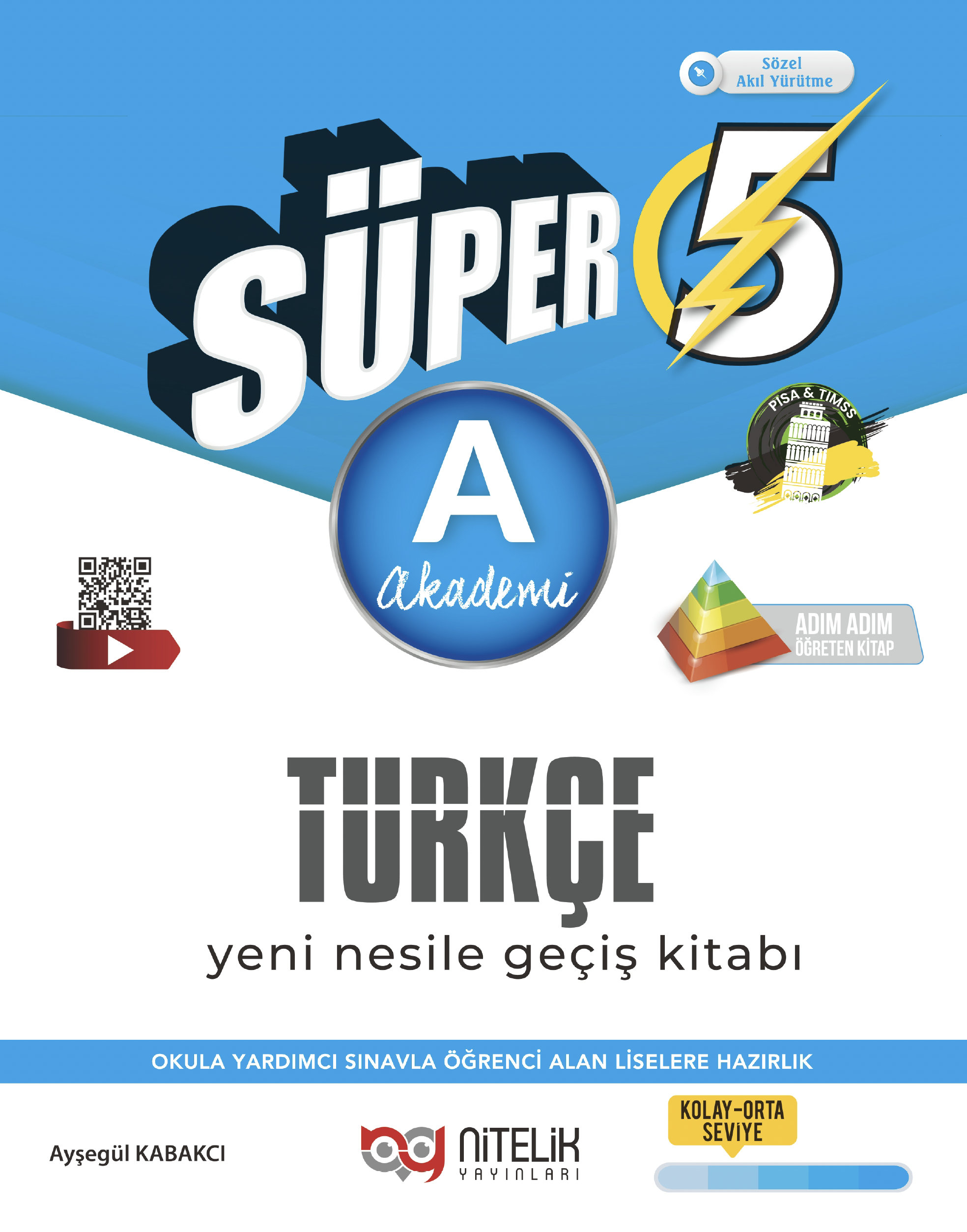 SÜPER 5 TÜRKÇE AKADEMİ SORU KİTABI – A